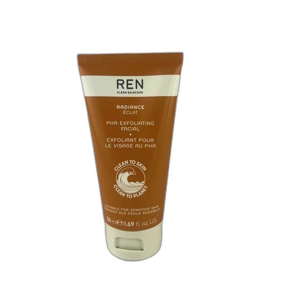REN Clean Skincare Radiance PHA Exfoliating Facial 1.69 oz / 50 ml NEW Full-size